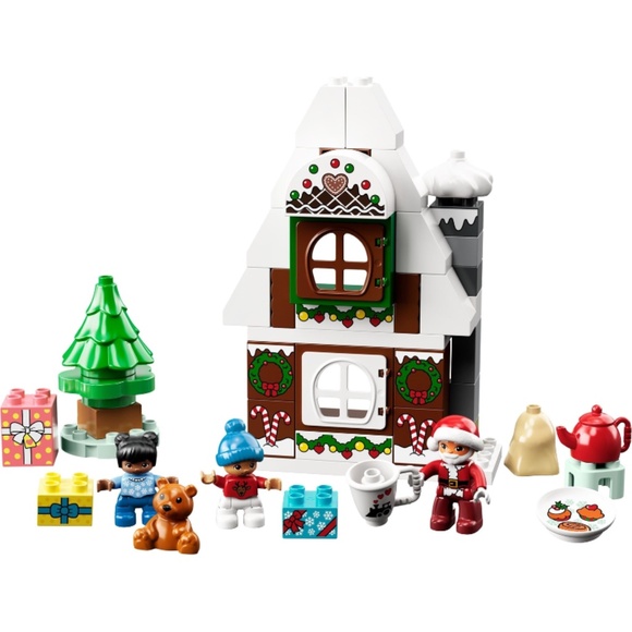 LEGO DUPLO 10976 Santa's Gingerbread House - Picture 1 of 5